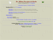 Tablet Screenshot of miltonborba.org